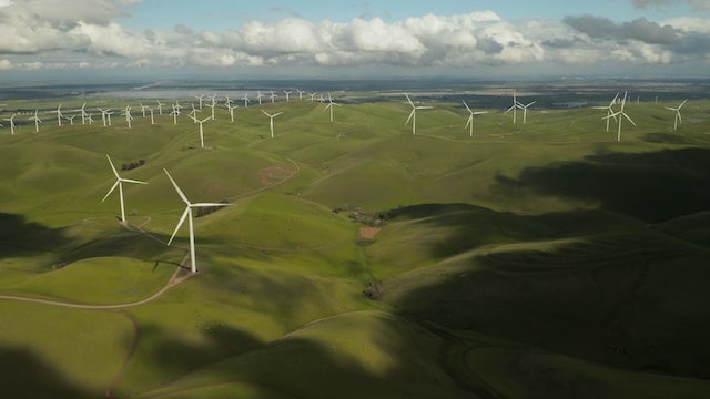 sustainability - coastal wind farm